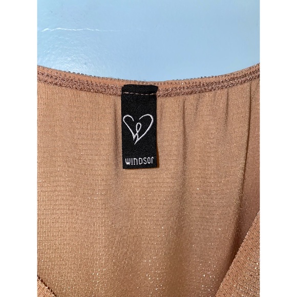 Cream Colored Sparkly Bodysuit - Picture 3 of 3